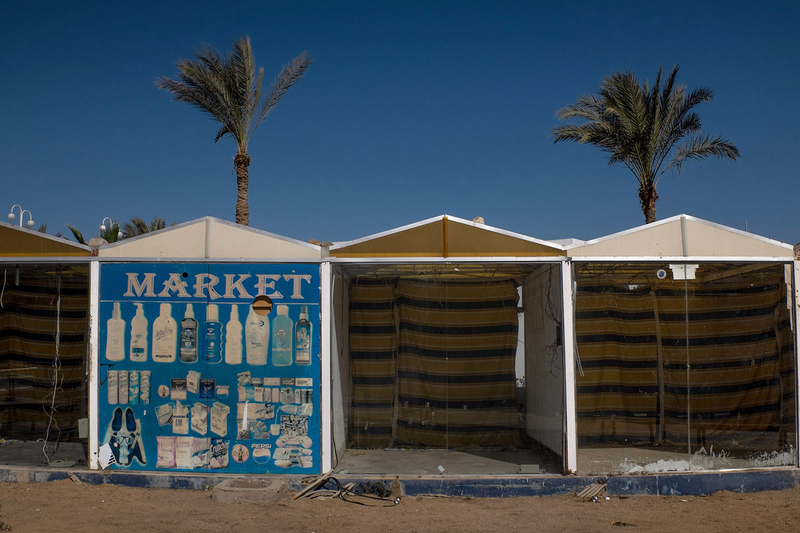 Empty market stalls (Photo: Chris McGrath/Getty Images)